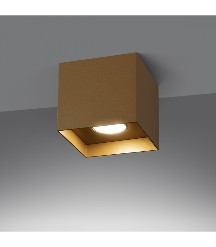 Hati Square Minimalistic Surface Mounted Downlight Gold 1x GU10-3