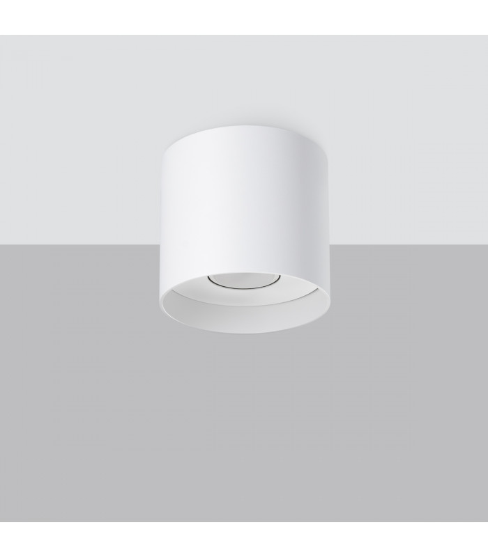 Mika Round Minimalistic Surface Mounted Downlight White 1x GU10-2