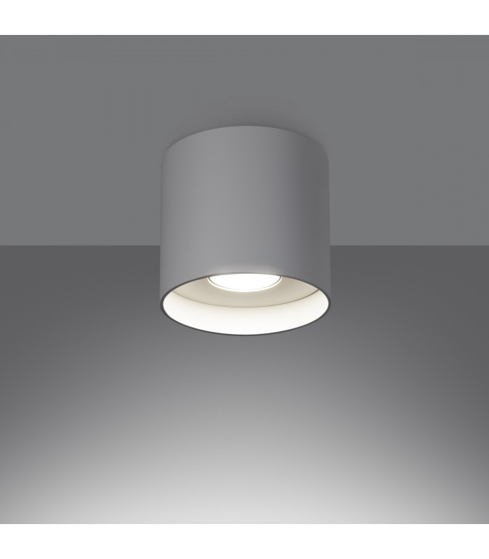 Mika Round Minimalistic Surface Mounted Downlight White 1x GU10-3