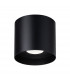 Mika Round Minimalistic Surface Mounted Downlight Black 1x GU10-1