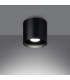 Mika Round Minimalistic Surface Mounted Downlight Black 1x GU10-3