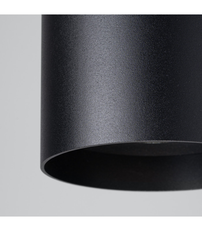 Mika Round Minimalistic Surface Mounted Downlight Black 1x GU10-4