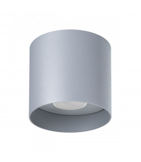Mika Round Minimalistic Batten Grey 1x GU10-1