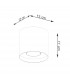 Mika Round Minimalistic Batten Grey 1x GU10-5