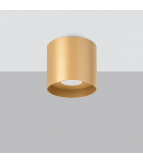 Mika Round Minimalistic Batten Gold 1x GU10-2