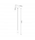 Neso Minimalistic Slim Pendant Ceiling Light Black 1x E27-6