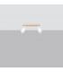 Verdo Modern Twin Ceiling Spotlight Wood White 2x GU10-2