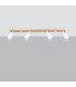 Verdo Modern Ceiling Spotlight Bar Wood White 4x GU10-2