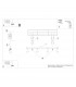 Verdo Modern Ceiling Spotlight Bar Wood White 4x GU10-6