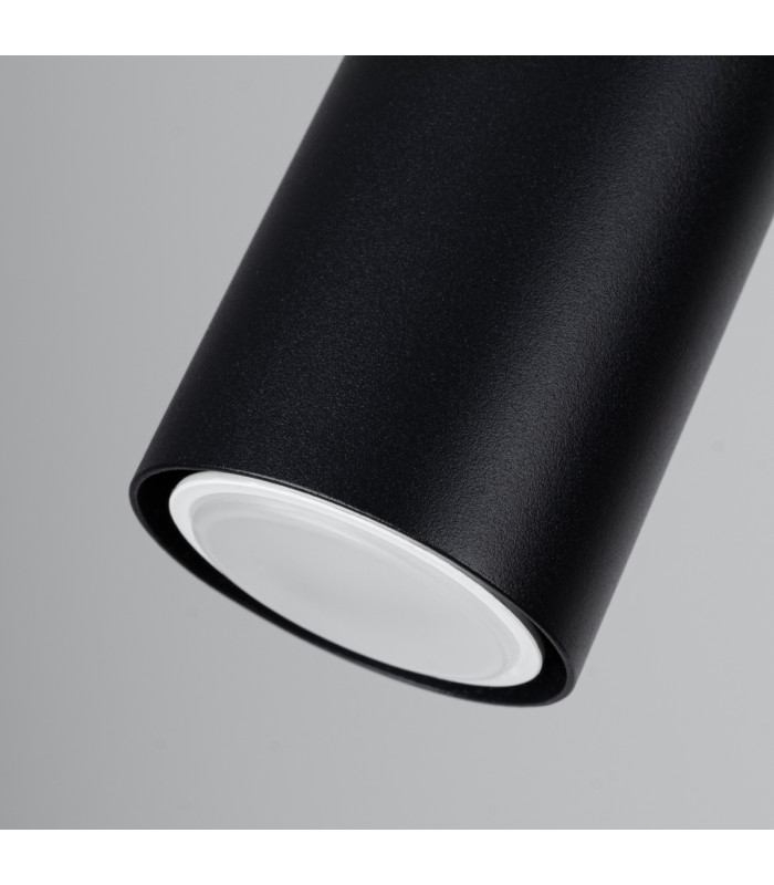 Verdo Modern Twin Ceiling Spotlight Wood Black 2x GU10-4