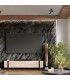 Zuca Modern Ceiling Spotlight Bar Wood Black 3x E27-8