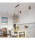 Gizur Industrial Semi Flush Ceiling Light Black 1x E27-9