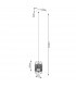 Gizur Industrial Slim Pendant Ceiling Light Wood 1x E27-5