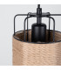 Gizur Industrial Bar Pendant Ceiling Light Black 3x E27-4