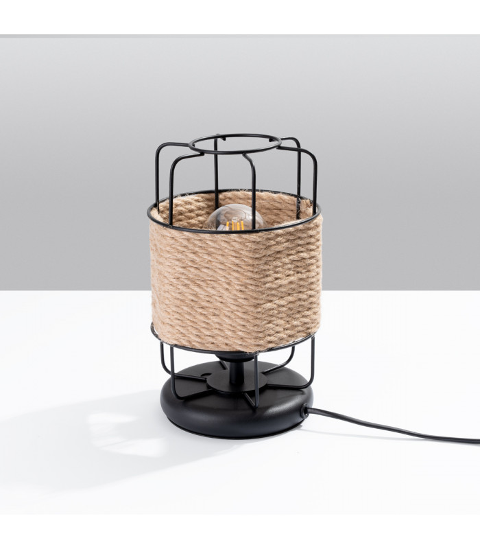 Gizur Industrial Table Lamp Black 1x E27-2