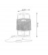 Gizur Industrial Table Lamp Black 1x E27-5