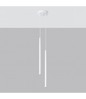 Pastelo Modern Cluster Pendant Ceiling Light White 2x G9-2