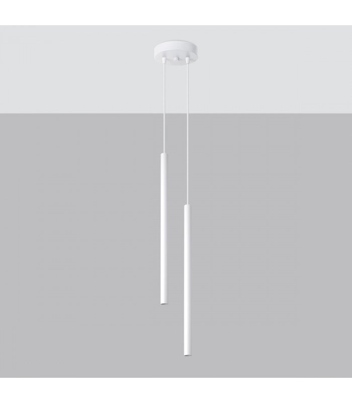 Pastelo Modern Cluster Pendant Ceiling Light White 2x G9-2