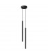 Pastelo Modern Cluster Pendant Ceiling Light Black 2x G9-1