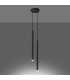Pastelo Modern Cluster Pendant Ceiling Light Black 2x G9-3