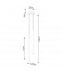 Pastelo Modern Cluster Pendant Ceiling Light Black 2x G9-5