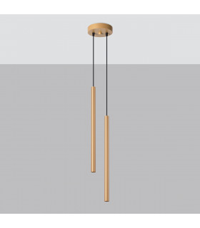Pastelo Modern Cluster Pendant Ceiling Light Gold 2x G9-2