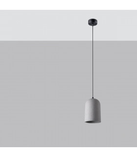 Nimis Minimalistic Dome Pendant Ceiling Light Concrete 1x E27-2