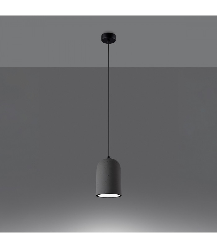 Nimis Minimalistic Dome Pendant Ceiling Light Concrete 1x E27-3