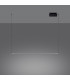 Gren Modern Integrated LED Pendant Ceiling Light Black-3