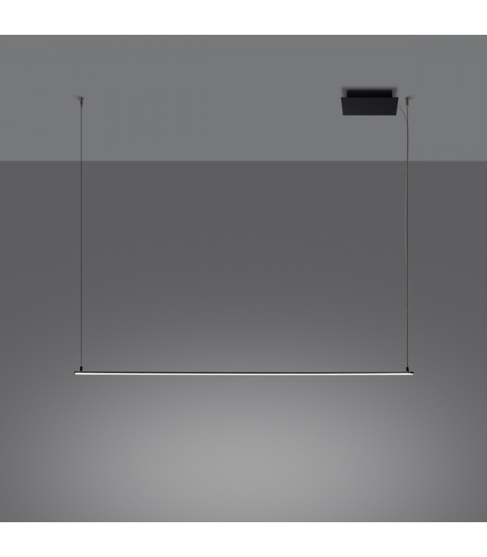 Gren Modern Integrated LED Pendant Ceiling Light Black-3