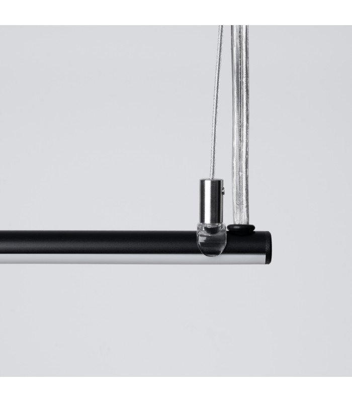 Gren Modern Integrated LED Pendant Ceiling Light Black-4
