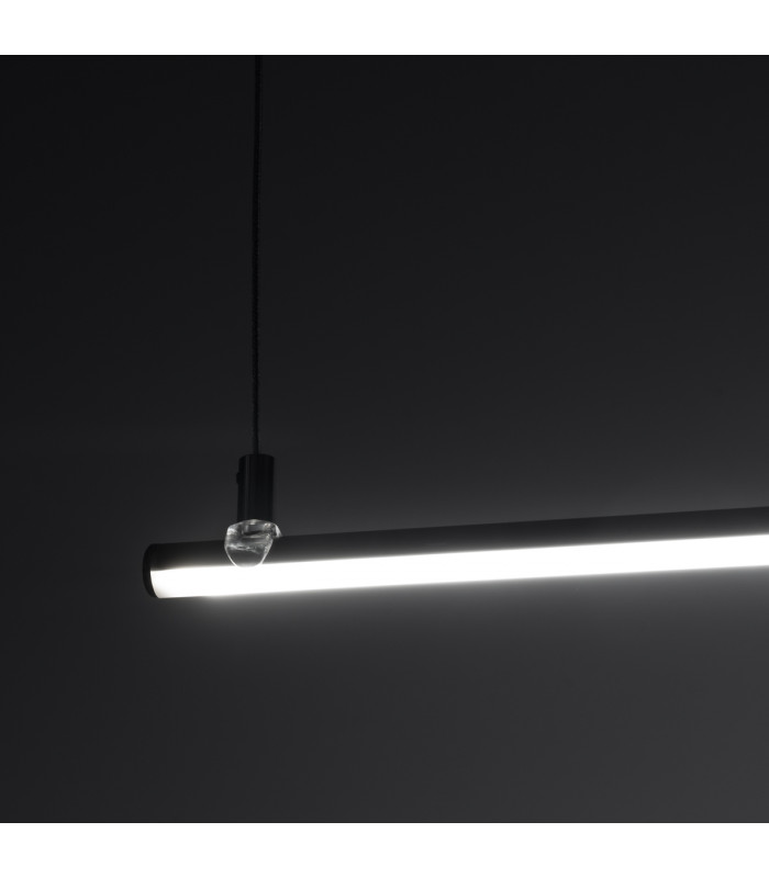 Gren Modern Integrated LED Pendant Ceiling Light Black-5
