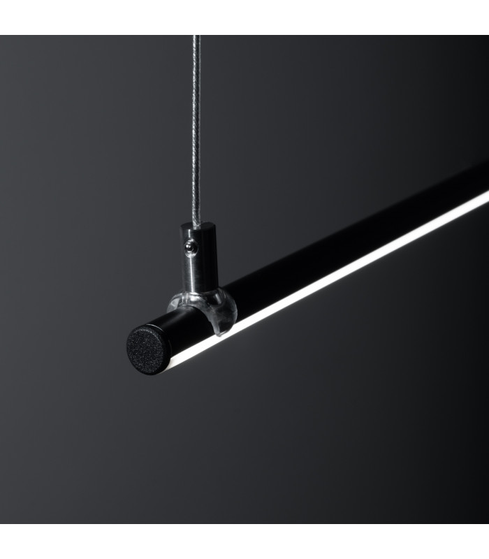 Gren Modern Integrated LED Pendant Ceiling Light Black-6