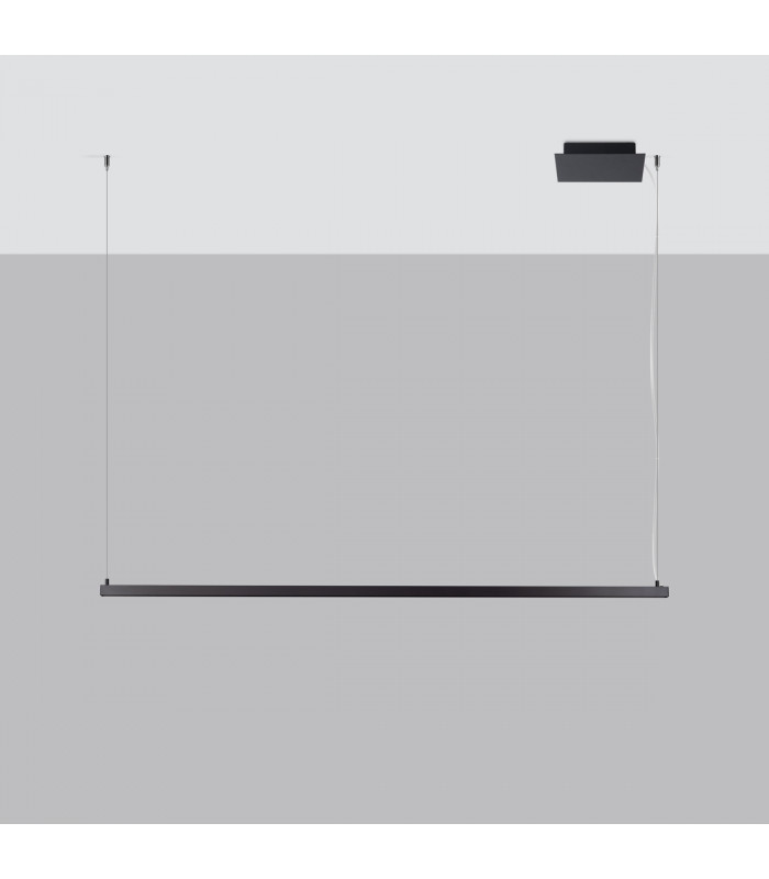 Strang Modern Integrated LED Pendant Ceiling Light Black-2
