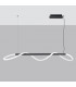 Galakse 148cm Modern Integrated LED Pendant Ceiling Light Black-2
