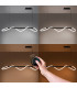 Galakse 148cm Modern Integrated LED Pendant Ceiling Light Black-3