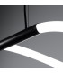 Galakse 148cm Modern Integrated LED Pendant Ceiling Light Black-7