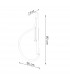 Galakse Modern Integrated LED Wall Lamp Black-9