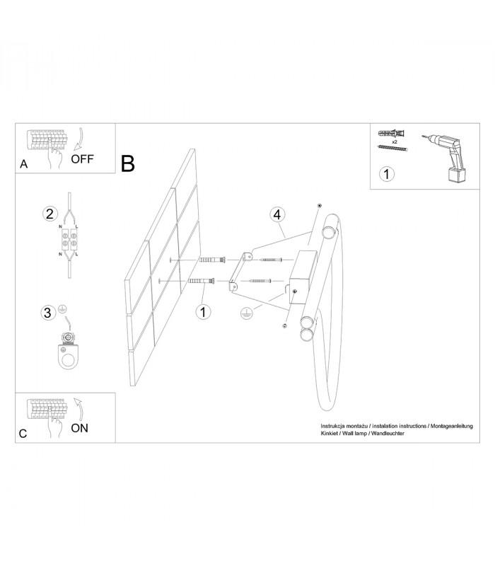 Galakse Modern Integrated LED Wall Lamp Black-10