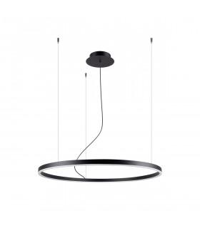 Oda Modern Integrated LED Pendant Ceiling Light Black-1