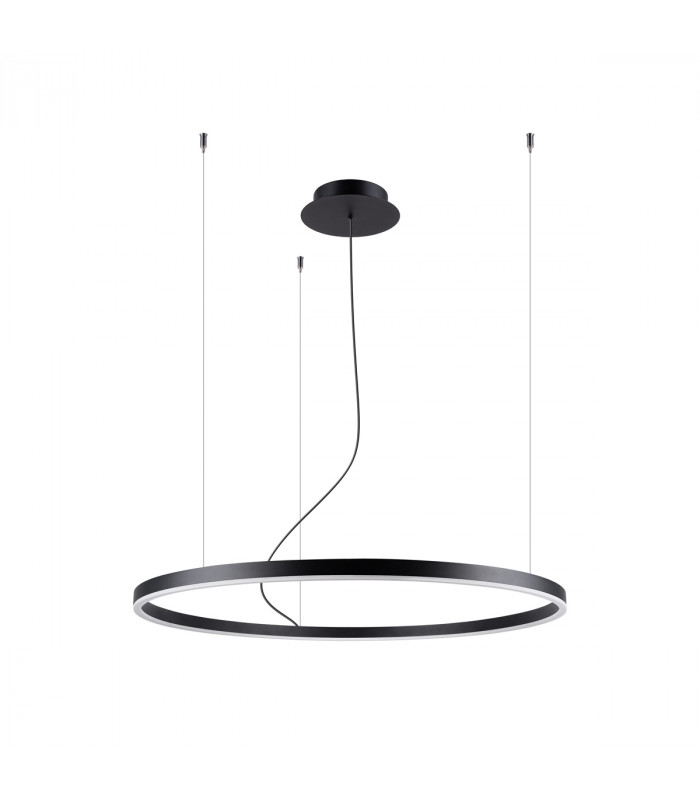Oda Modern Integrated LED Pendant Ceiling Light Black-1