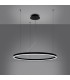 Oda Modern Integrated LED Pendant Ceiling Light Black-3