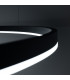 Oda Modern Integrated LED Pendant Ceiling Light Black-5