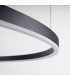 Oda Modern Integrated LED Pendant Ceiling Light Black-6