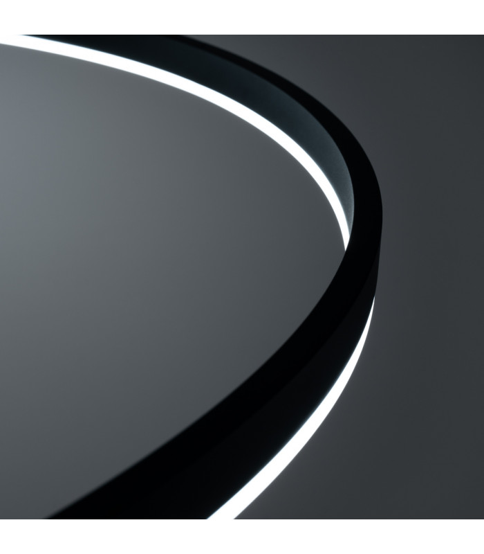 Oda Modern Integrated LED Pendant Ceiling Light Black-7