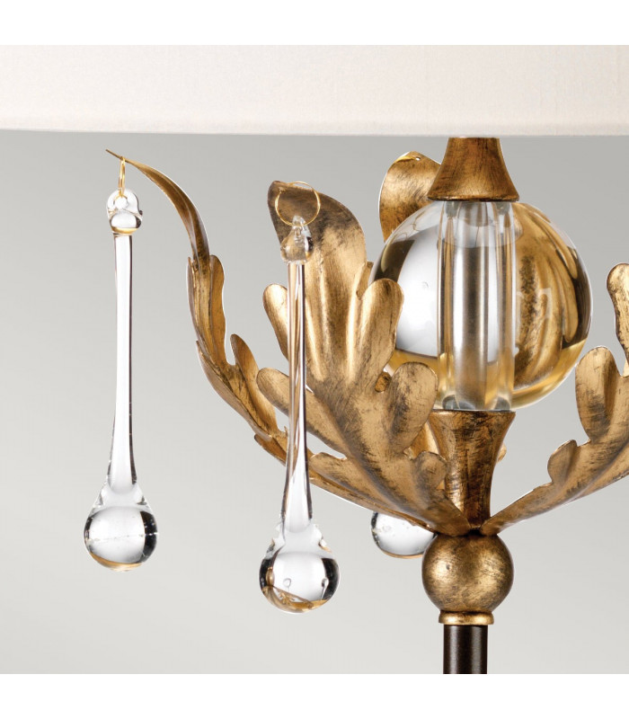 Amarilli Table Lamp with Round Tapered Shade Bronze with Gold Patina-2
