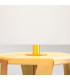 Apollo Table Lamp with Round Shade Brushed Brass-3