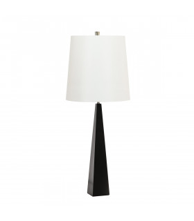 Ascent Table Lamp with Round Tapered Shade Black-1
