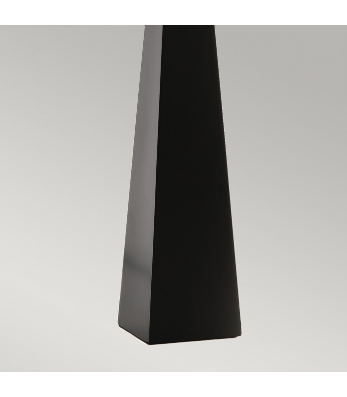 Ascent Table Lamp with Round Tapered Shade Black-4