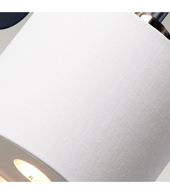 Balance Wall Lamp with Shade Black Polished Nickel-5